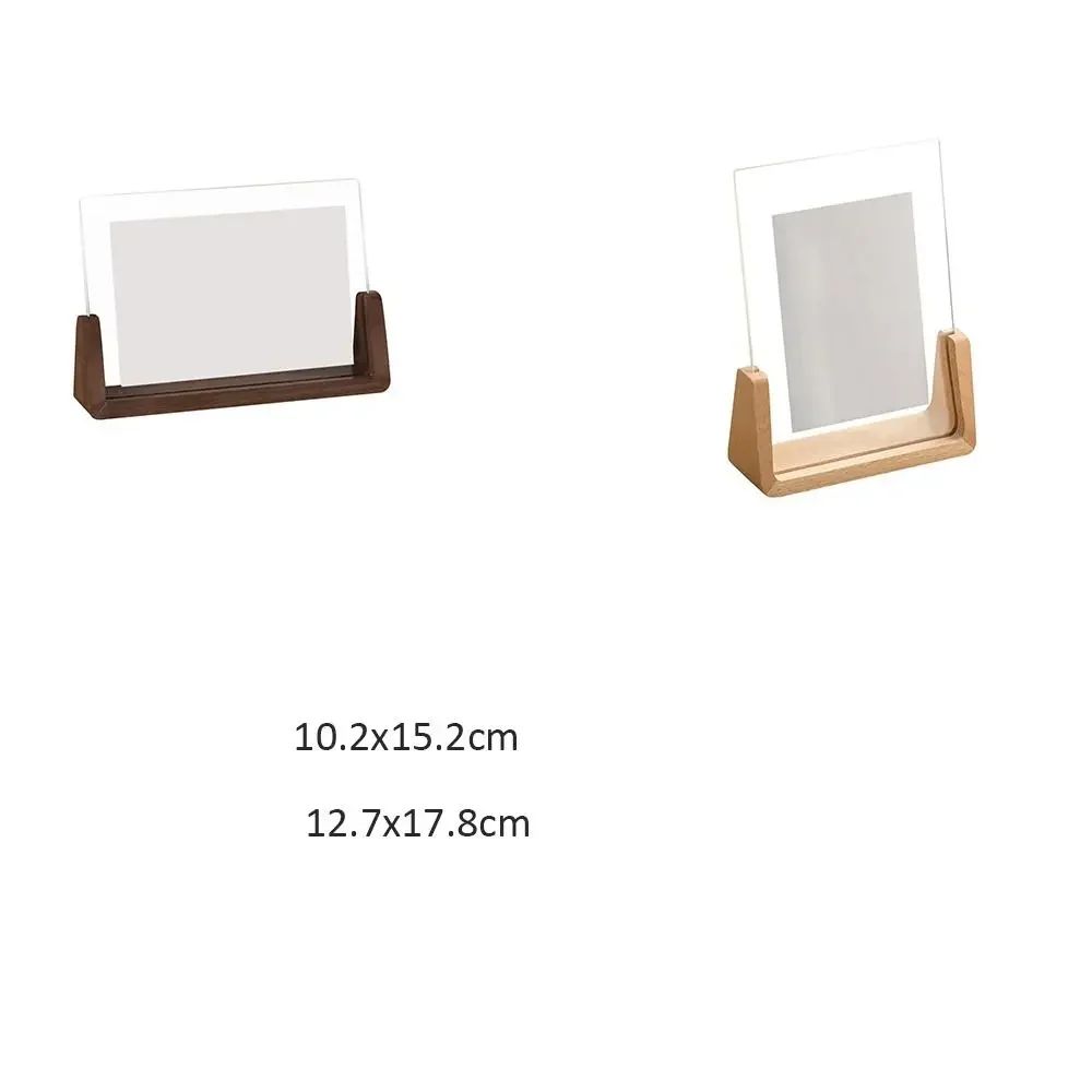 Walnut and Beech Acrylic U-Shape Photo Frame
