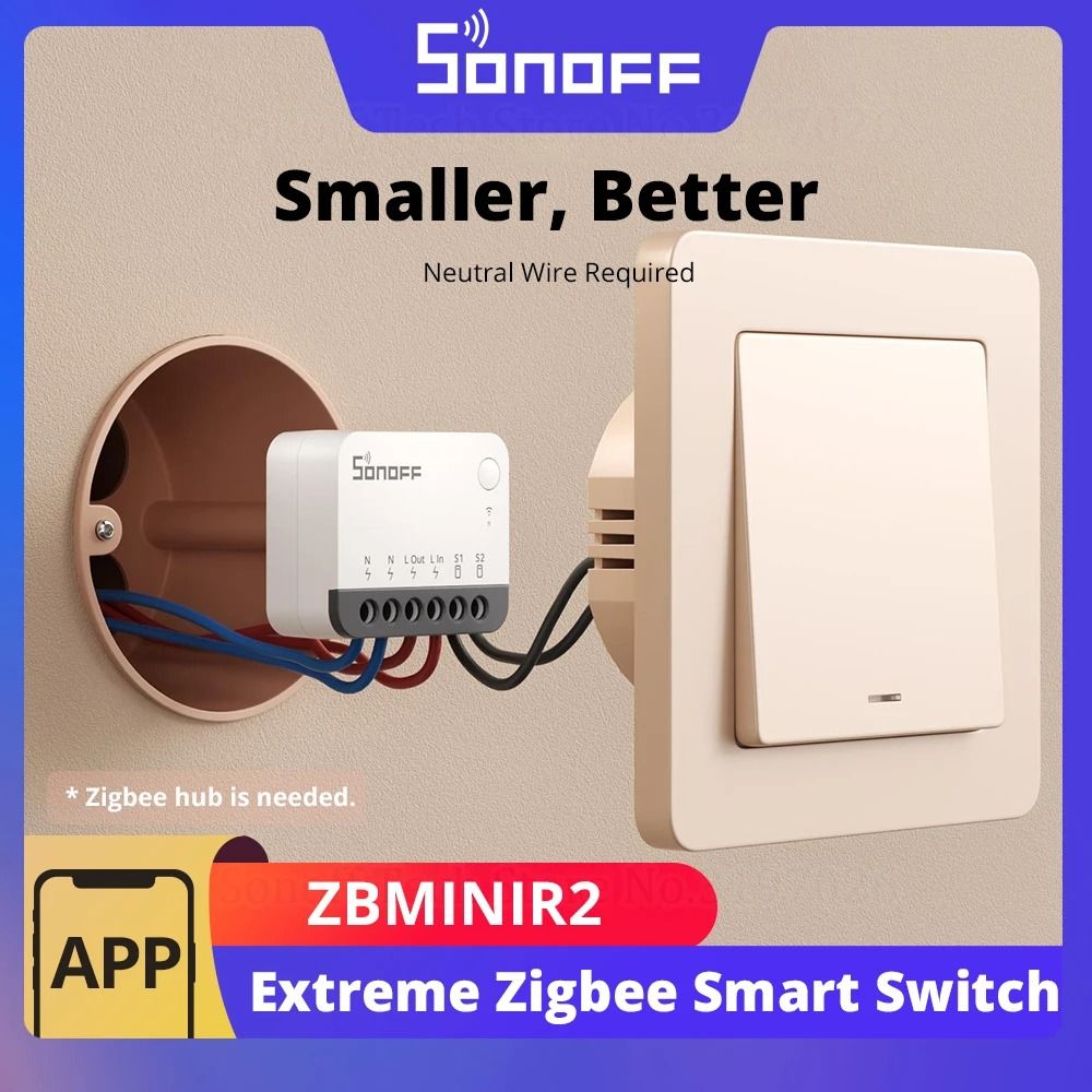 Zigbee Smart Switch with Detach Relay for Wireless Control