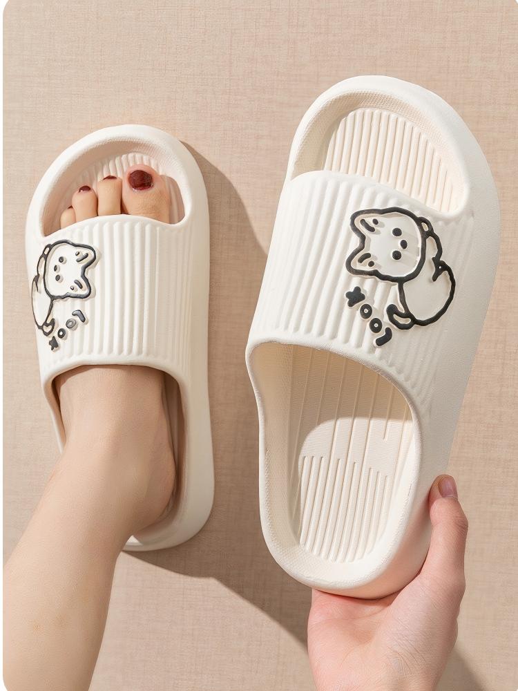 Non-Slip Women's Slippers, Thick-Soled Sandal Slippers, Bathroom Bathing, Summer Outer Wear