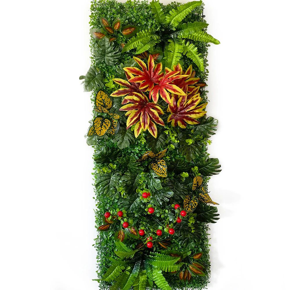 Artificial Boxwood Hedge Wall Panel Greenery Backdrop Garden Decor