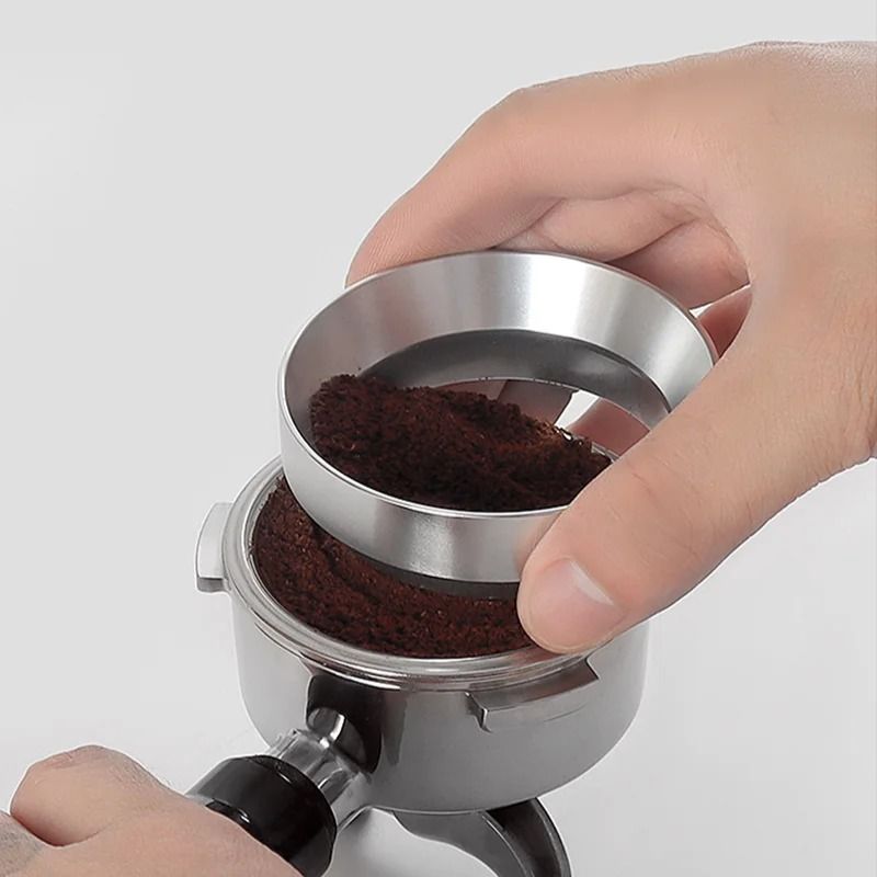 Espresso Coffee Dosing Ring Anti-Spill Catcher for Portafilter 51mm 53mm 58mm
