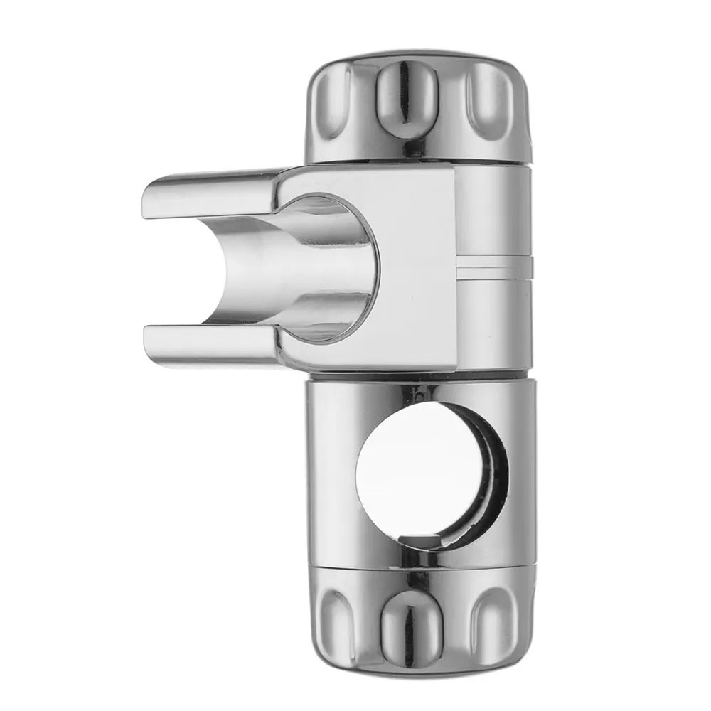 Universal Adjustable Shower Head Holder Slide Bar Bracket Bathroom Replacement Clamp (1/2PCS)
