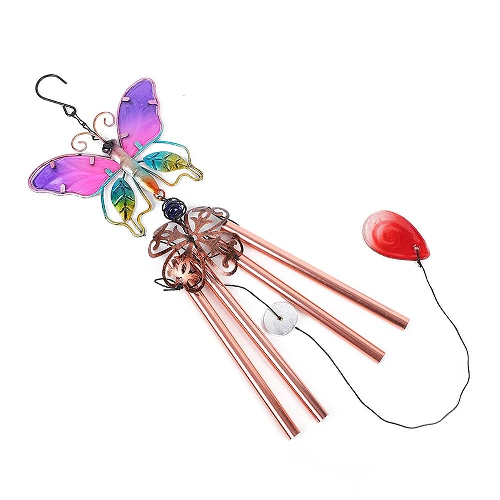 Artisanal Architectural Hummingbird and Dragonfly Wind Chime