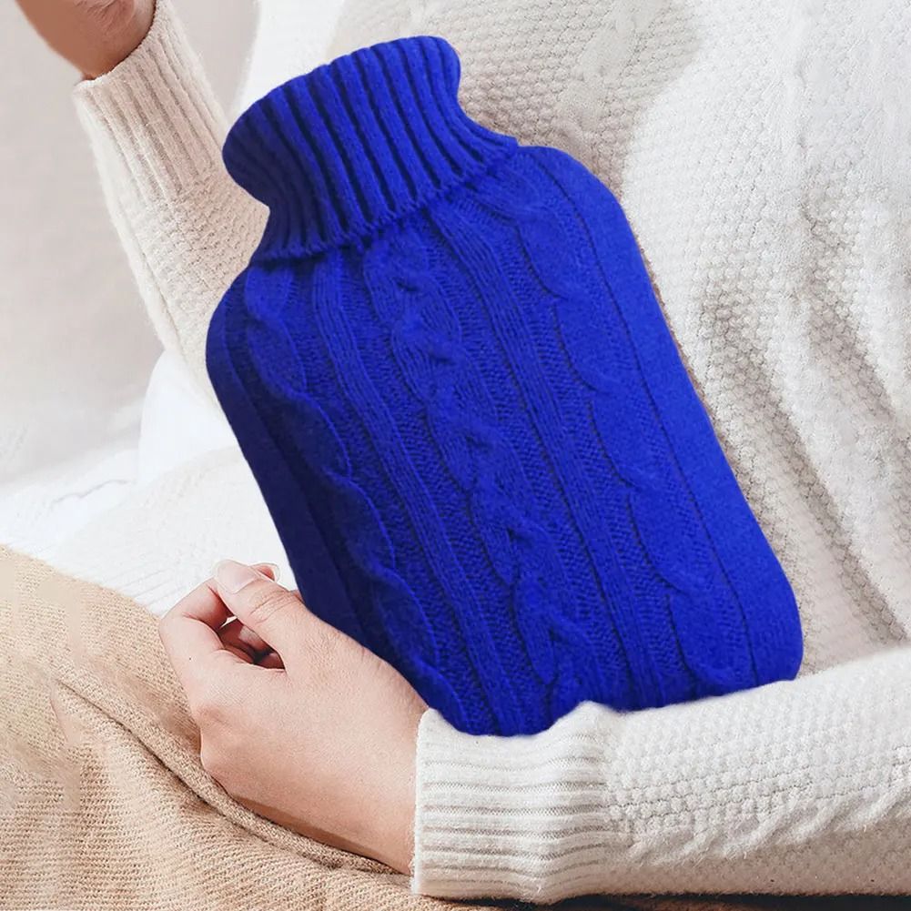 Plush Hand and Feet Warmer Hot Water Bottle with Protective Cover