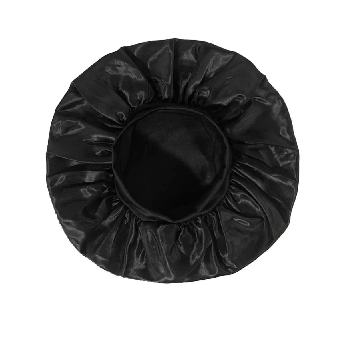 Women Satin Bonnet Hair Bonnet for Sleeping – Hair Care Silk Bonnets with Wide-brim Soft Elastic Band