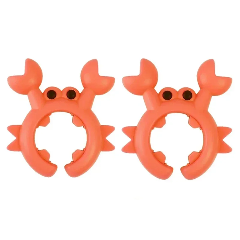 4/1PCS Silicone Spatula Rack, Small Crab Anti-Scalding Pot Clip, Universal Spoon Holder Clip, Overflow Shovel Rack