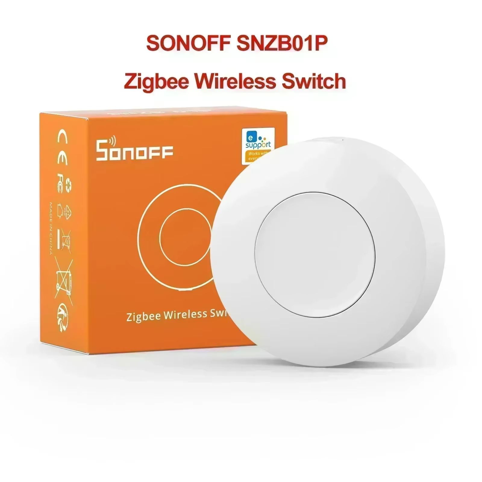 SONOFF SNZB-05P Zigbee Water Leak Sensor with Smart Home Alert System