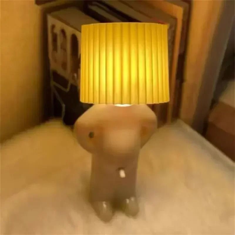 Creative Shy Man Plug In Night Light