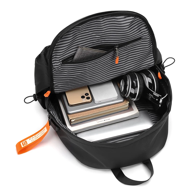Large Capacity Waterproof Laptop Backpack with USB Charging