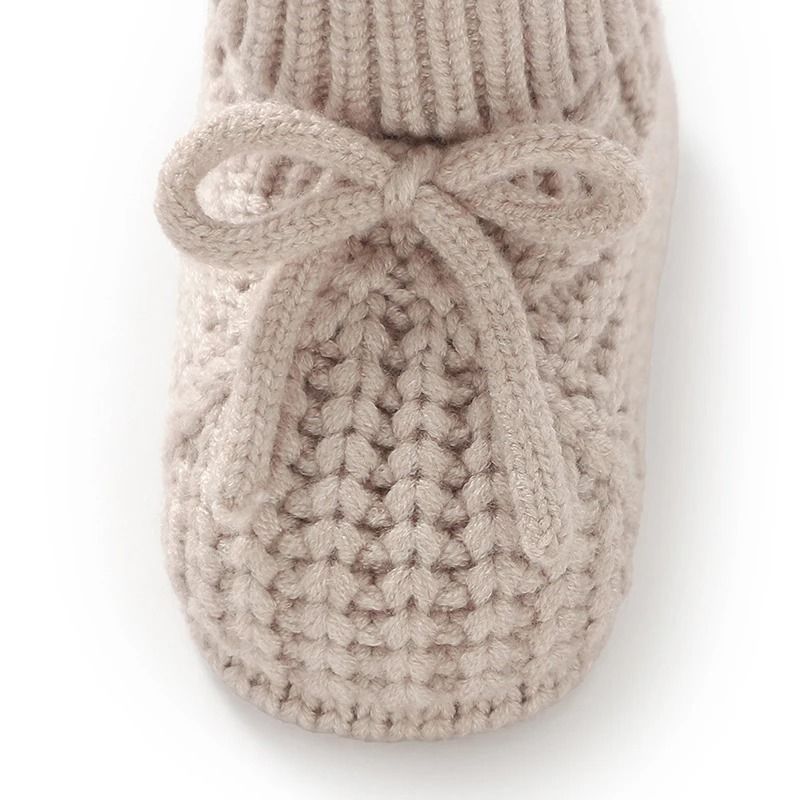 Knitted Soft-Soled Anti-Slip Baby Booties & First Walker Crib Shoes