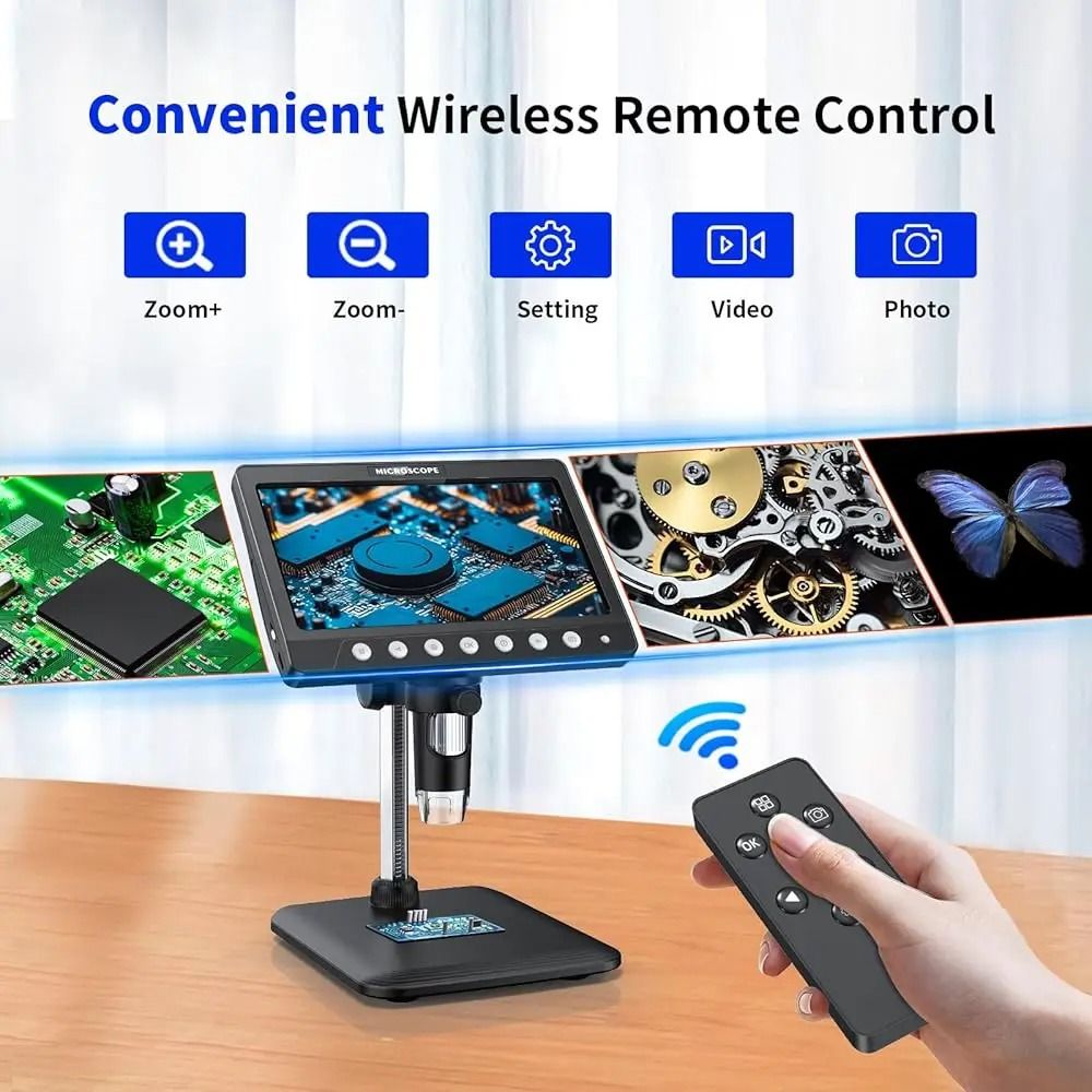 7-Inch IPS High-Definition Digital Coin Microscope