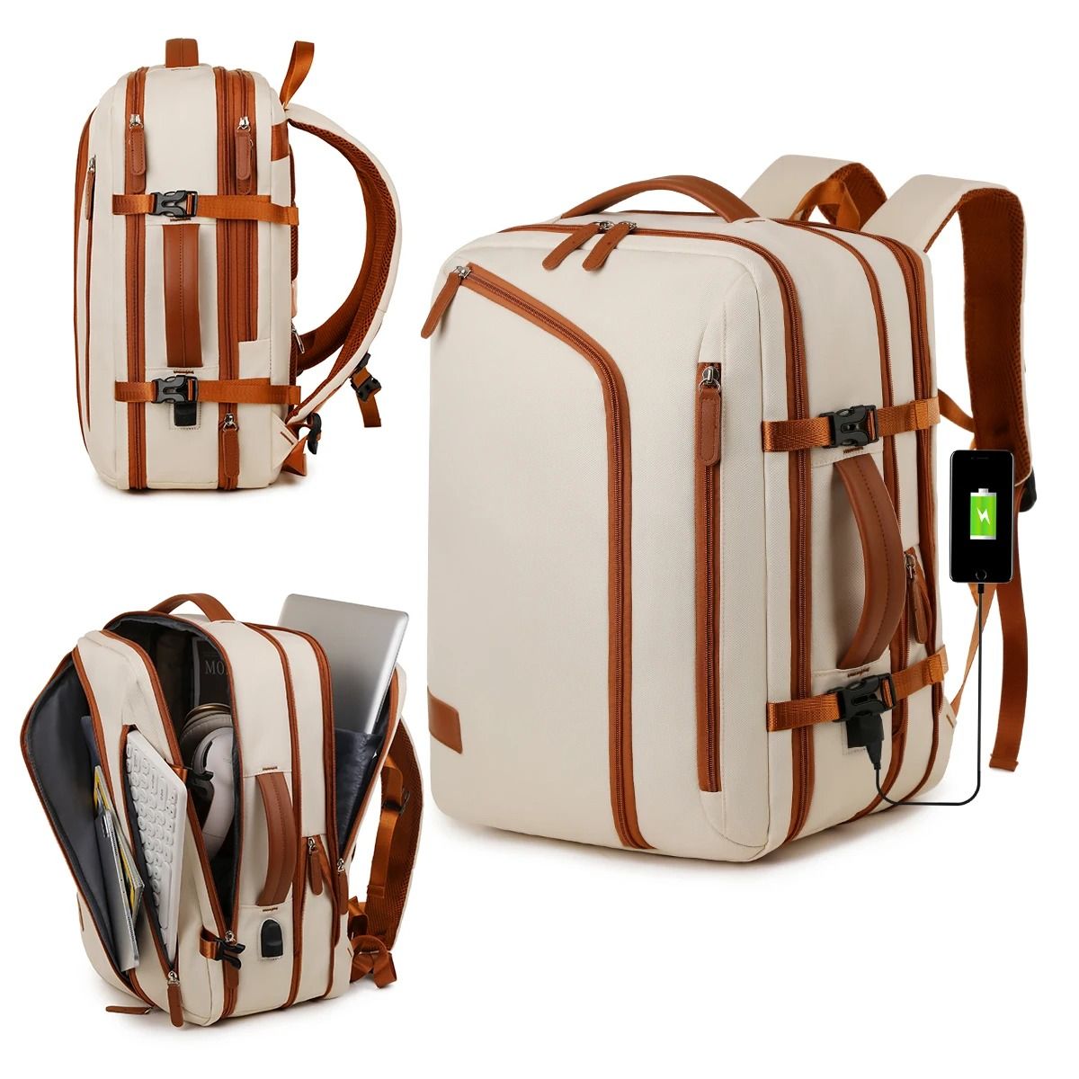 Unisex Large Capacity Business Computer Backpack Travel Bag