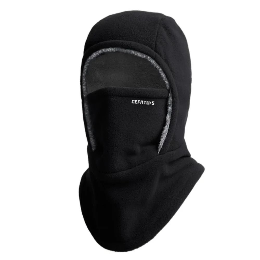 Thermal Windproof Winter Balaclava and Fleece Cycling Hood