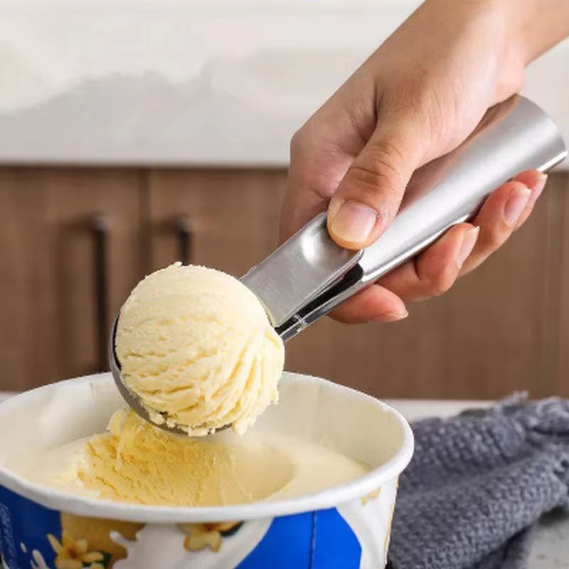Stainless Steel Ice Cream Spoon Scoop Ball Shaper for Ice Cream Gelato and Frozen Yogurt