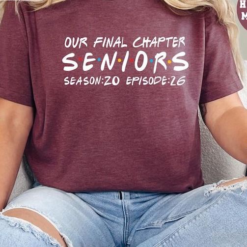 Our Final Chapter Seniors Shirt Class of 2026 Graphic Tee Graduation Netflix Style T-Shirt