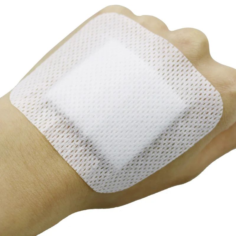 Sterile Dressing Waterproof Breathable Cushion Adhesive Plaster, Wound Hemostasis Sticker First Aid Bandage Emergency