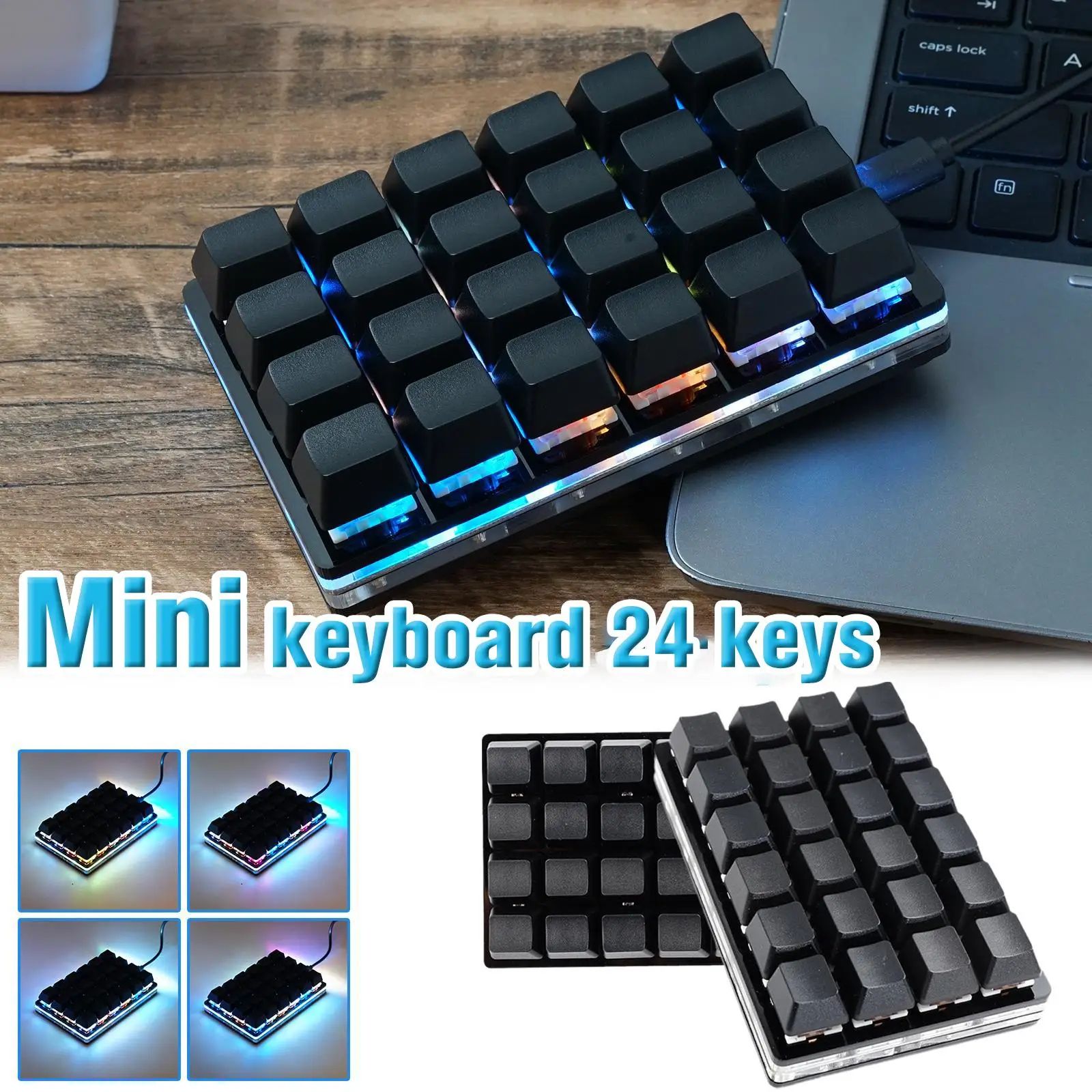 Sayo Mini Programmable Keypad – Compact Mechanical Macro Keyboard for Gaming, Editing & Productivity
