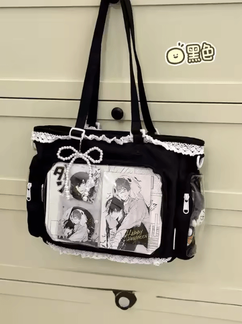 Ballet Girl Japanese Itabag Shoulder Bag Anime Crossbody Casual Canvas Tote