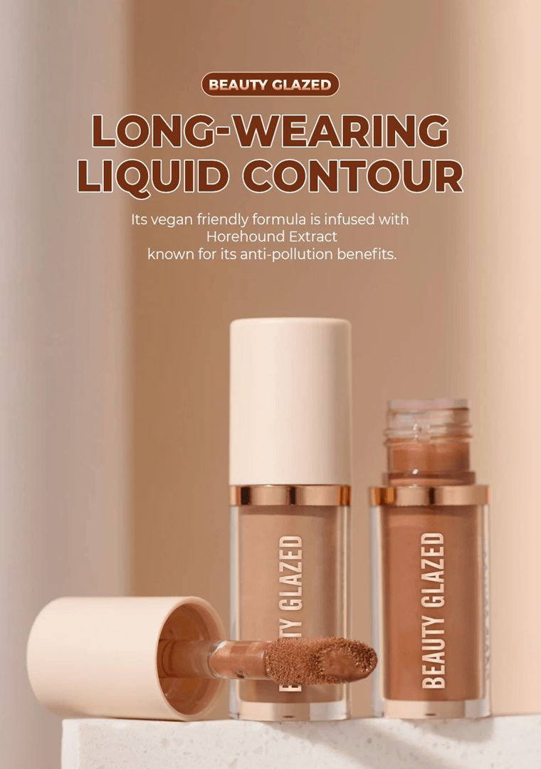 Beauty Glazed Dual Liquid Contour Stick Waterproof Matte Face Sculpting Contour