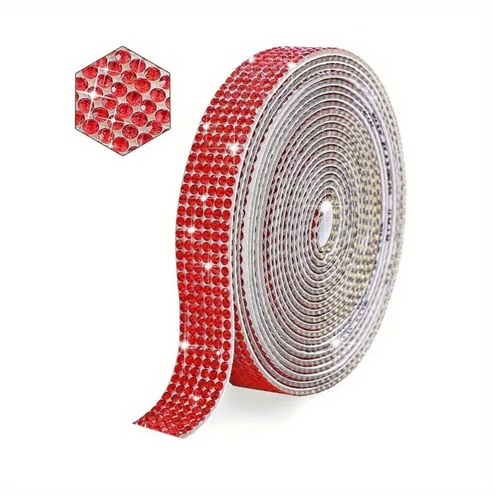 Self-Adhesive High-Fidelity Crystal Rhinestone Ribbon Trim Tape