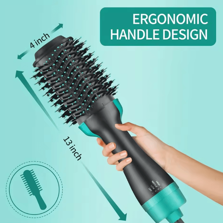 BLUTOOL 4-in-1 Negative Ion Hair Dryer Brush – One-Step Volumizer & Hot Air Styling Tool