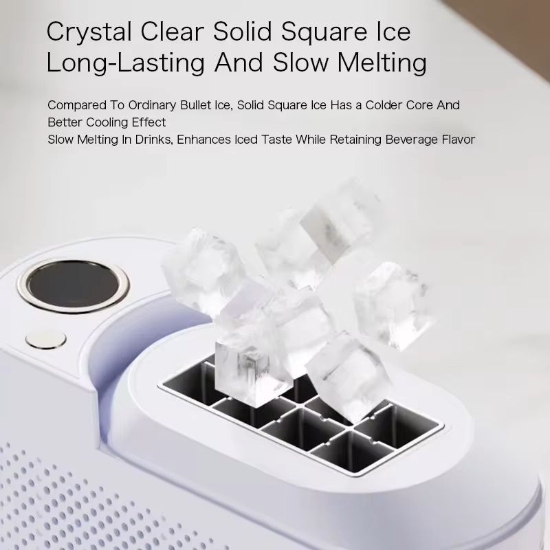 Portable Small Ice Maker for Home, Office, and Car Use