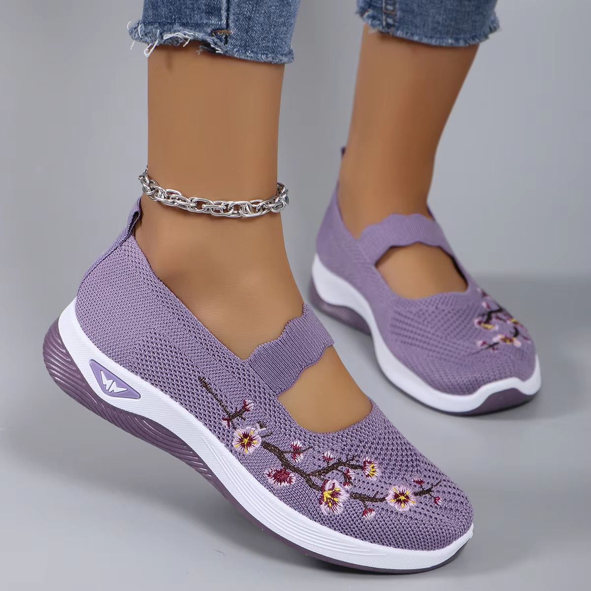 AirWeave Summer Mesh Flats – Women's Lightweight Breathable Casual Shoes