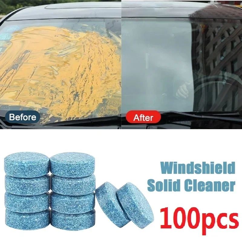 Effervescent Windshield Washer Fluid Tablets – Concentrated Car & Glass Cleaning Tablets