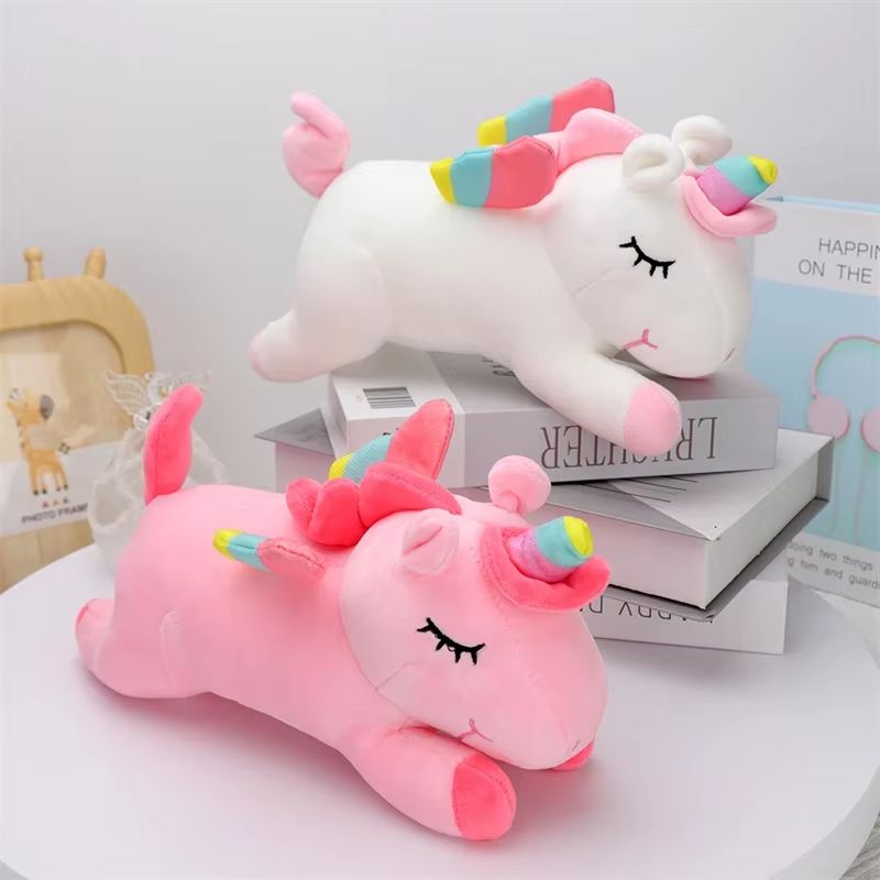 Kawaii Unicorn Plush Toy – Soft Stuffed Animal Pillow for Kids and Gifts