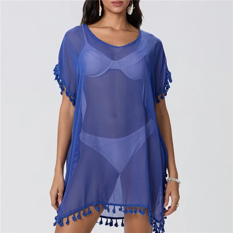 Women Summer Lace Crochet Beach Cover Up