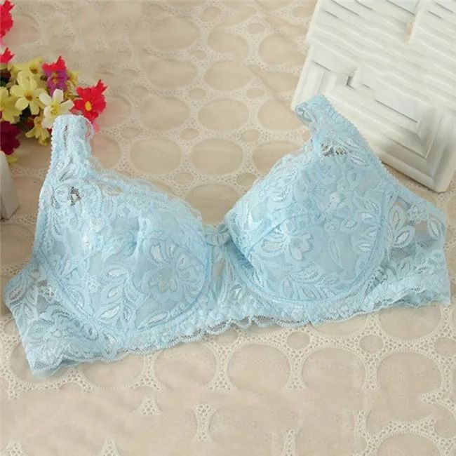 Elegant Lace Full-Cup Push-Up Bra - Summer Thin Breathable Underwire Lingerie