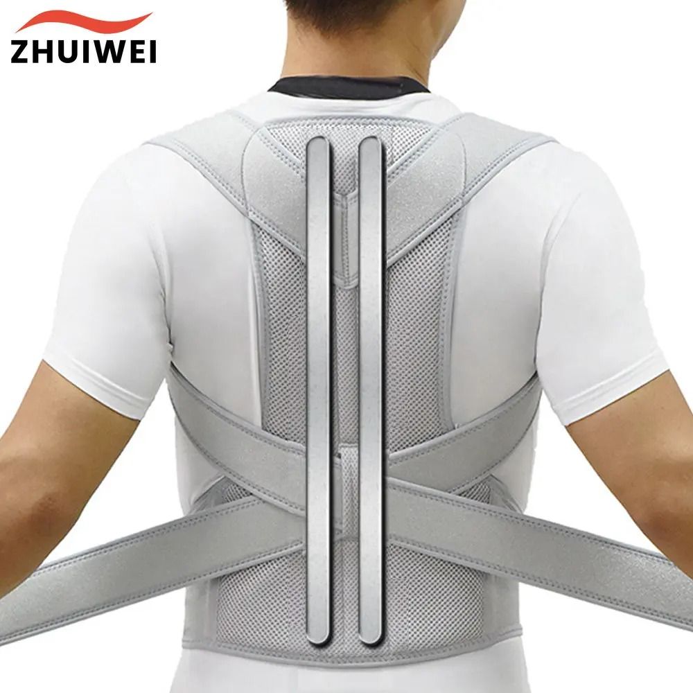 New Upper Back Posture Corrector Clavicle Support Back Straight Shoulders Brace Strap