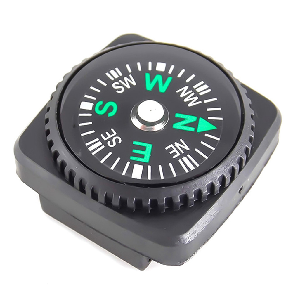 Mini Survival Compass Buckle for Paracord Bracelet & Outdoor Navigation Tool