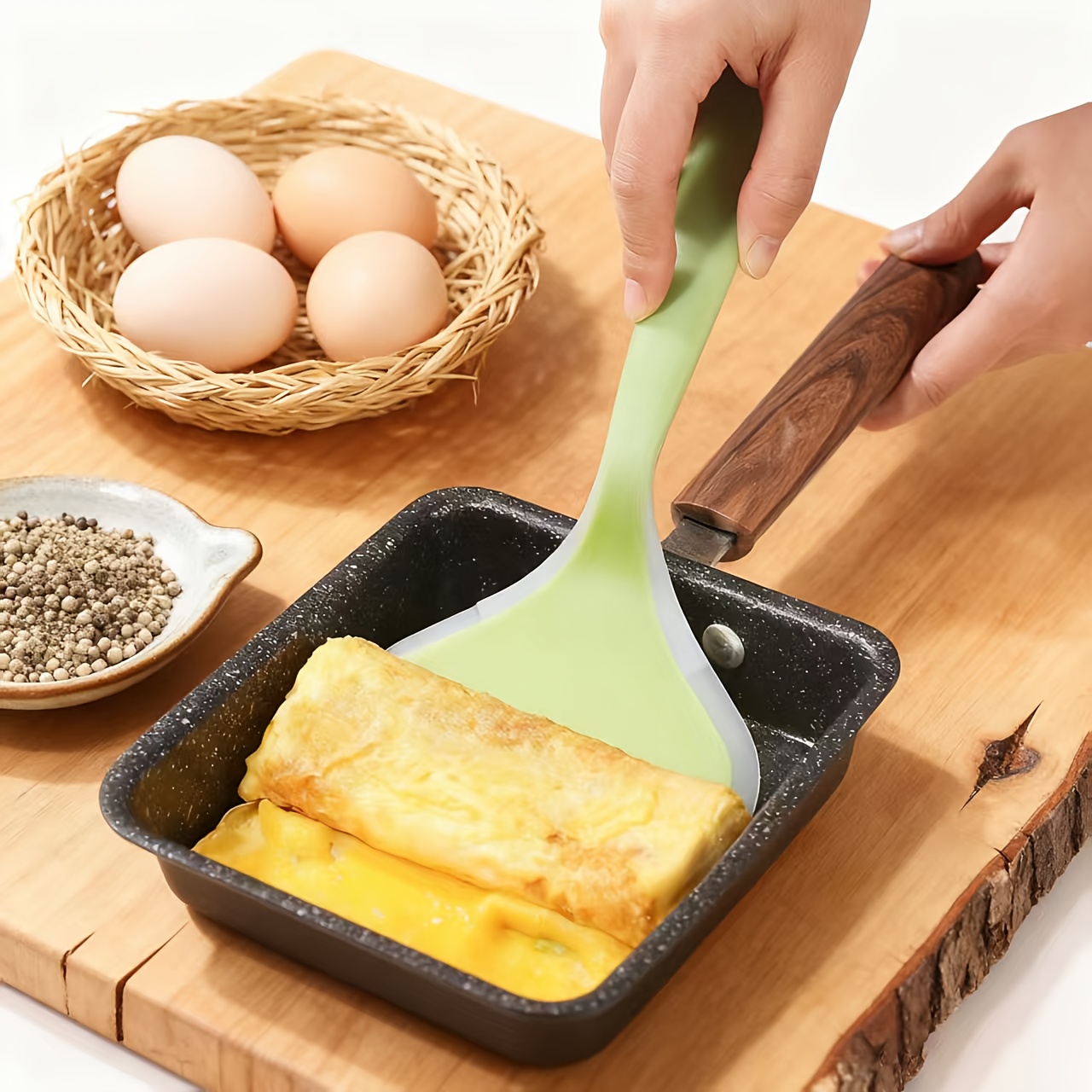 Heat Resistant Silicone Spatula for Cooking Scraping & Serving Non Stick & Durable Kitchen Tool