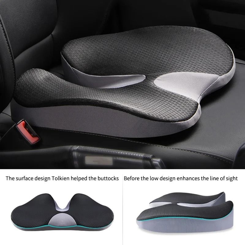 Non-Slip Orthopedic Memory Foam Seat Cushion