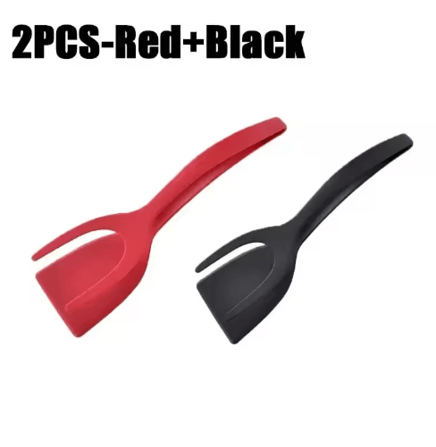 2-in-1 Egg Spatula Tongs – Pancake & Egg Flipping Tool