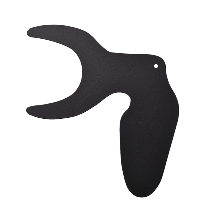 Orthodontic Cheek Plate with Scale Mark Autoclavable Metal Dentistry Tool for Professional Use