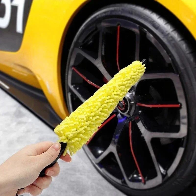 Easy Tire and Wheel Cleaning Brush