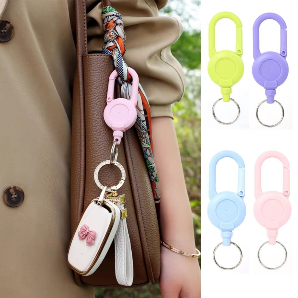 Tactical U Shaped Carabiner Keychain Clip – Backpack Spring Buckle for Outdoor Gear
