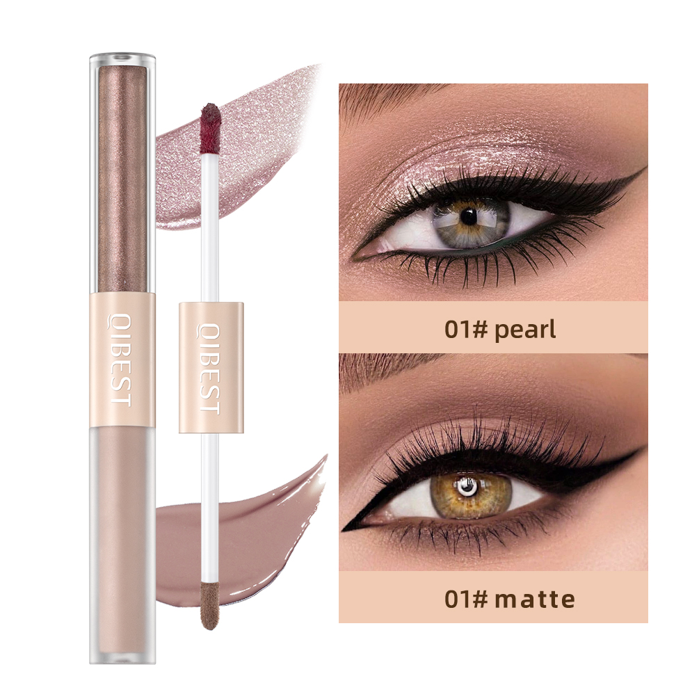 Waterproof Shimmer Highlight Pen, Nude Eye Makeup Liquid, Contour Shadow Stick, Pearly Matte, Eyeshadow Cream Smooth