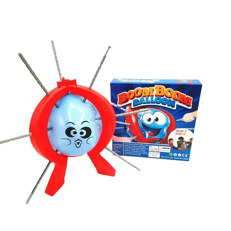 Boom Balloon Tabletop Party Game (Dice-Driven Balloon Burst Challenge)