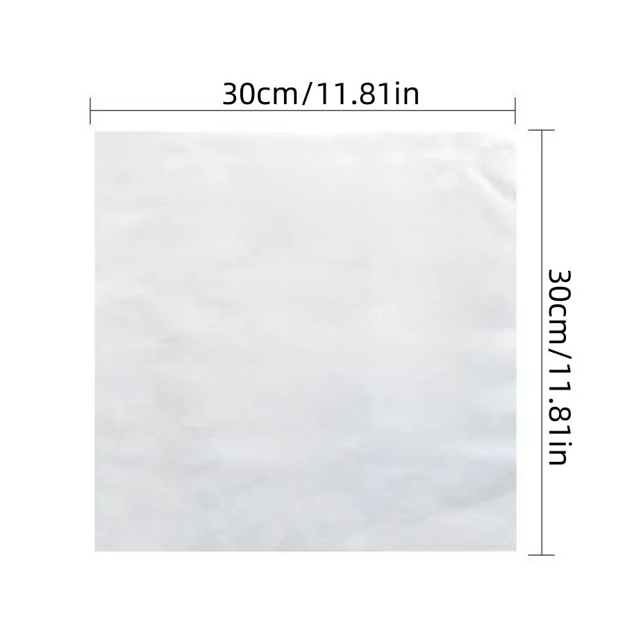Disposable 11.81x11.81in White Manicure Bath Mats – 50/100pcs Professional Drape Sheets