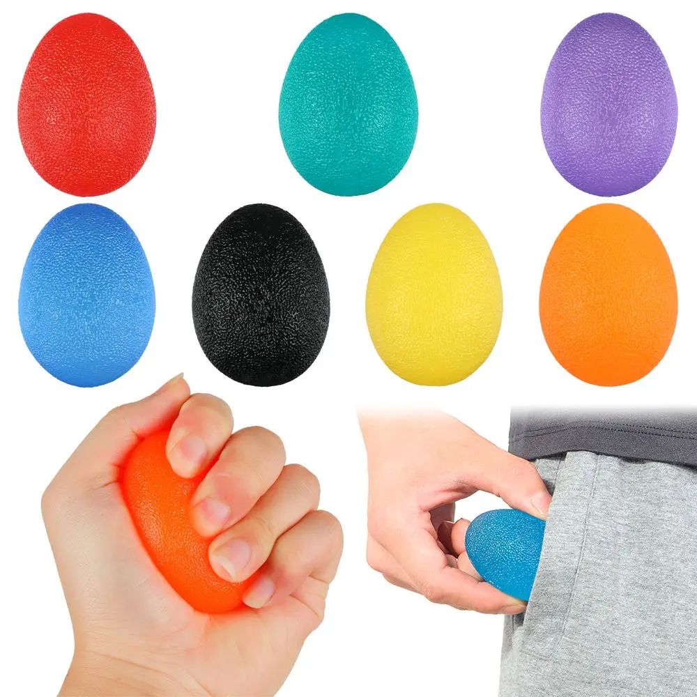Silicone Grip Ball Hand Grip Strengthener for Wrist Rehabilitation and Stress Relief