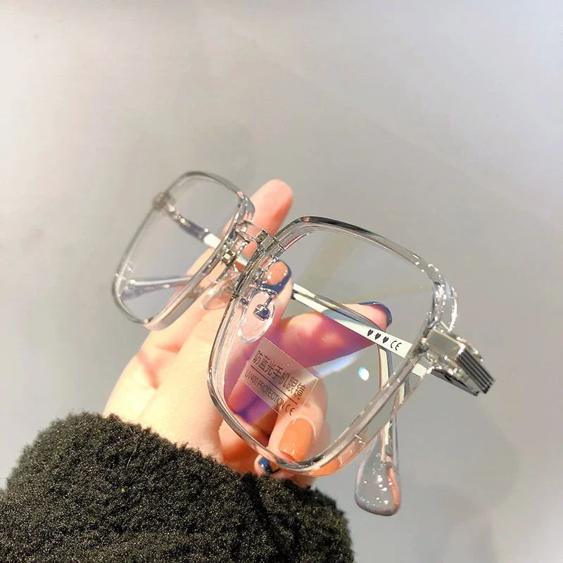 High-Definition Anti-Blue Light Reading Glasses Transparent Frame Unisex Eyewear