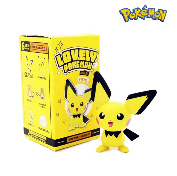 Pokemon Pokemon action figures Kawaii Pikachu Pichu Togedemaru Alola Raichu Mimikyu Anime Figures Toy Gift Set