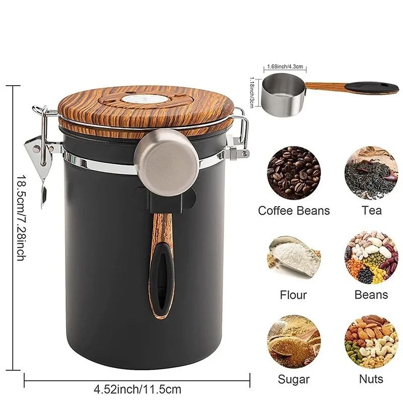 Airtight 60 oz Vacuum Sealed Preservation Canister