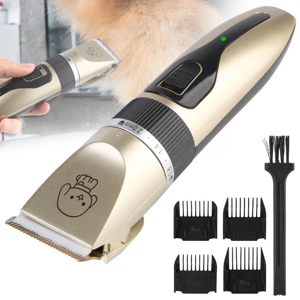 Electric Pet Hair Clipper Grooming Trimmer for Dogs Cats and Small Pets