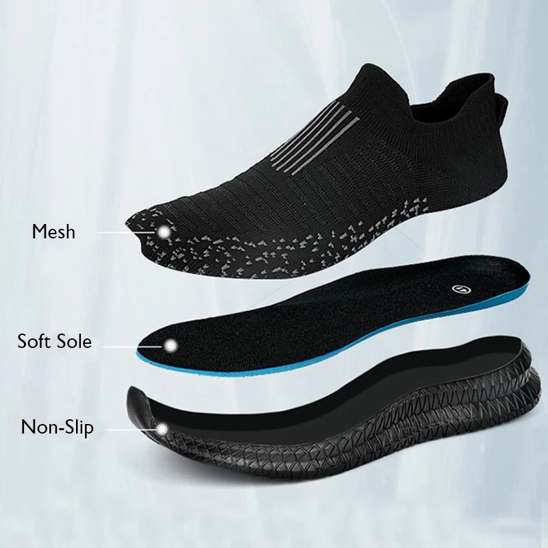Breathable Slip On Walking Shoes for Men