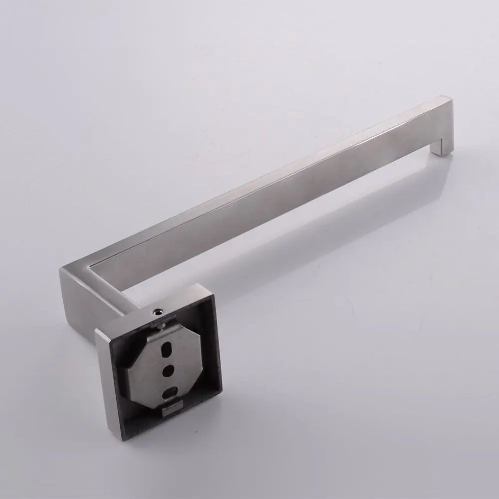 Brushed Steel Bathroom Hardware Set