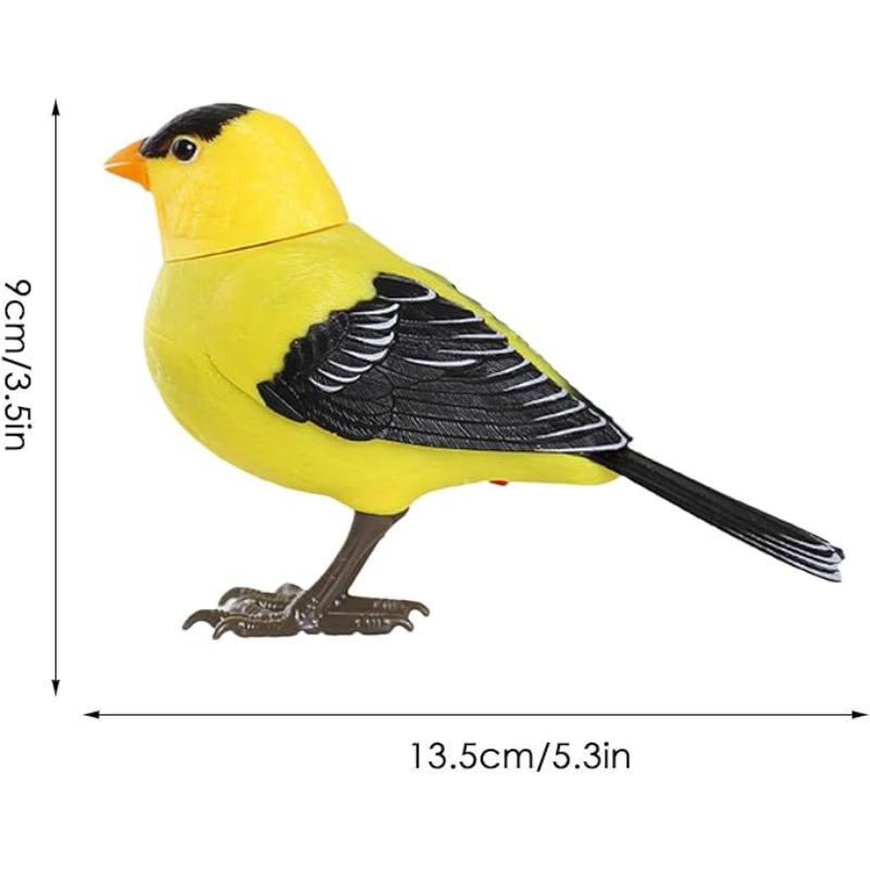 Interactive Electric Singing Bird Toy, Simulation Electronic Bird Toys for Kids with Motion Control